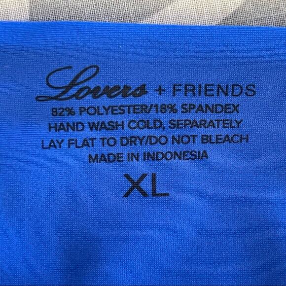 Lovers + Friends Cyan Swimsuit Bikini Bottom Midnight Dot Women’s XL NWT - Picture 8 of 10